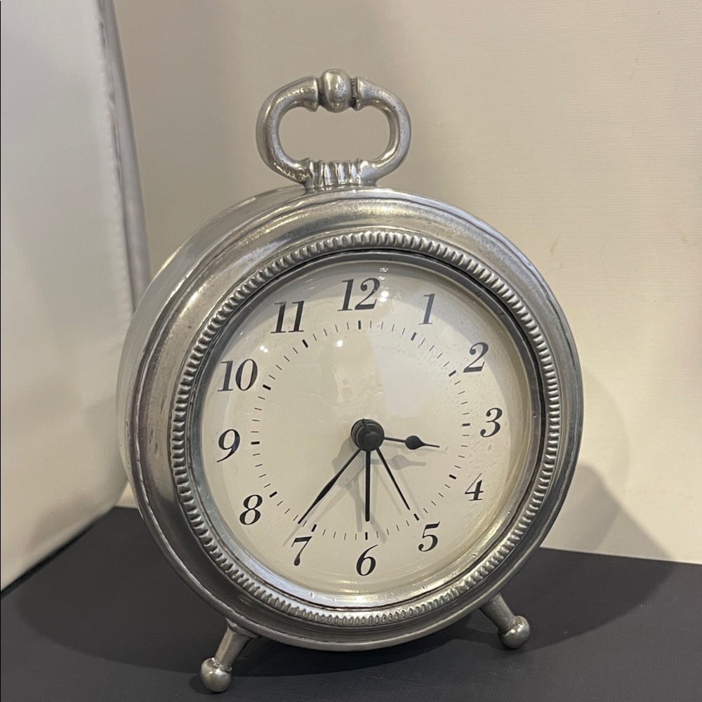 Match pewter Toscana Alarm Clock